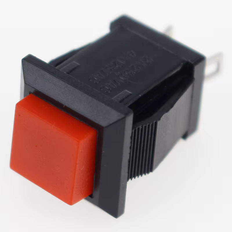 6er-Set ELECAPITAL Quadratische Drucktaster DS-429 Momentary/Latching Schalter, Blau, 2A 250V/4A 125V AC - Bild 2