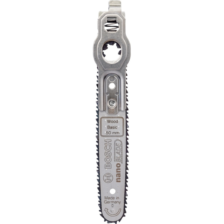 Bosch Home and Garden nanoBLADE Wood Basic 50 Mikro-Kettensägeblatt für Holz und Kunststoff, Farbe: Silber/Grau, Länge: 179 mm - Bild 2