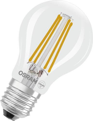 OSRAM LED Filament Leuchtmittel E27 Warmweiß 3,8W (60W Ersatz) A60 Kolbenform 3er Pack Durchmesser: 60 mm, Höhe: 60 mm - Bild 1