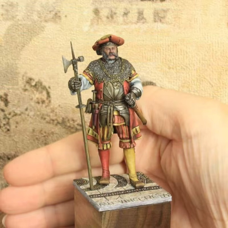 LISM Kapitän Landsknecht, Druckguss-Harzfigur, Maßstab 1:24, unmontiert und unbemalt - Bild 2