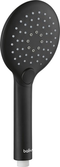 baliv Handbrause HBR-110.181 Schwarz matt rund mit Anti-Kalk-Funktion - Bild 1
