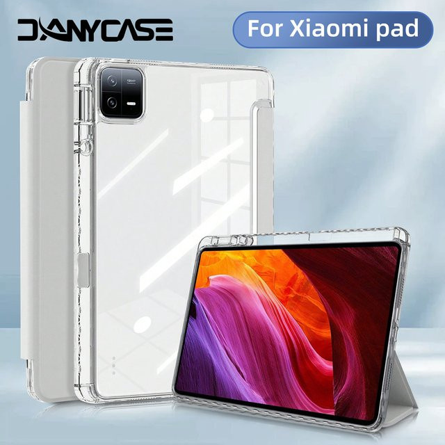 Transparente Schutzhülle für Xiaomi Pad 6, Mi Pad 5, Mi Pad 6 Pro und Mi Pad 7 Pro mit Aufwach- und Schlaffunktion - Bild 1