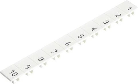 Wieland Electric 04.848.0453.0 Beschriftungsstreifen Weiß 25 Stück - Bild 1