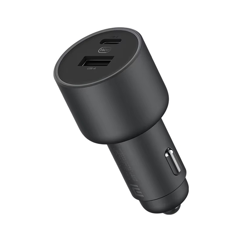 Xiaomi MIJIA 100W Auto-Ladegerät mit Dual USB-Ausgang USB-A und USB-C in Schwarz mit LED-Anzeige - Bild 2