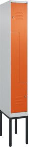 C+P Z-Spind Classic PLUS Spind mit 2 Fächern, Gestell mit Zylinderschloss und Kleiderstange, H x B x T: 212,0 x 30,0 x 50,0 cm - Bild 1