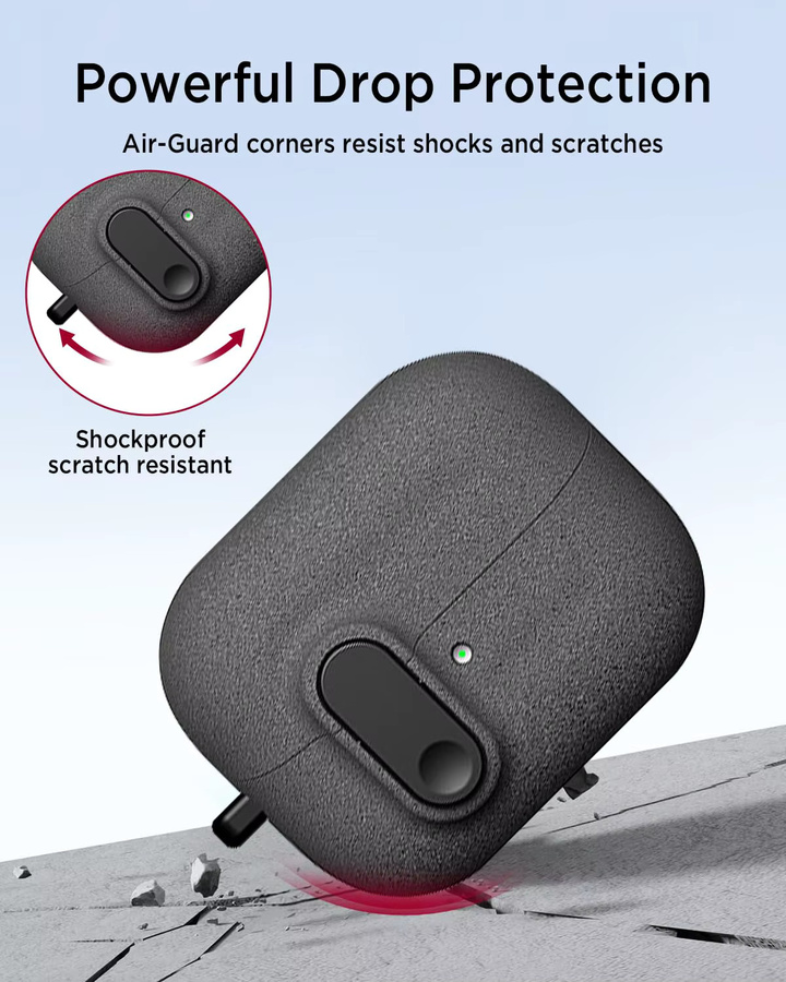 Schutzhülle für Samsung Galaxy Buds 3, Buds3 Pro und Buds3 FE mit Secure Lock in Purple - Bild 2