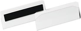 Durable Etikettentasche Hard Cover magnetisch, transparent, B: 100 mm, H: 38 mm - Bild 1