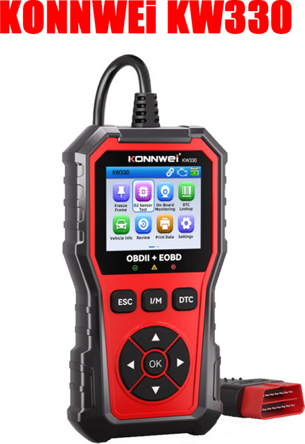 KONNWEi KW330 Auto-OBDII-Fehlerscanner mit Motorbatterietest und Echtzeitdaten für professionelle OBD-Inspektionen - Bild 1