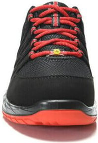 Elten Sicherheitshalbschuh Maddox Low ESD S3 in Schwarz-Rot, Größe 46 - Bild 3