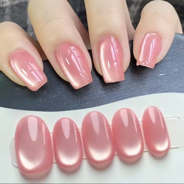 MISS MIANEL Nagellack, Rosa Nude, Schimmernd, 12 ml - Bild 1