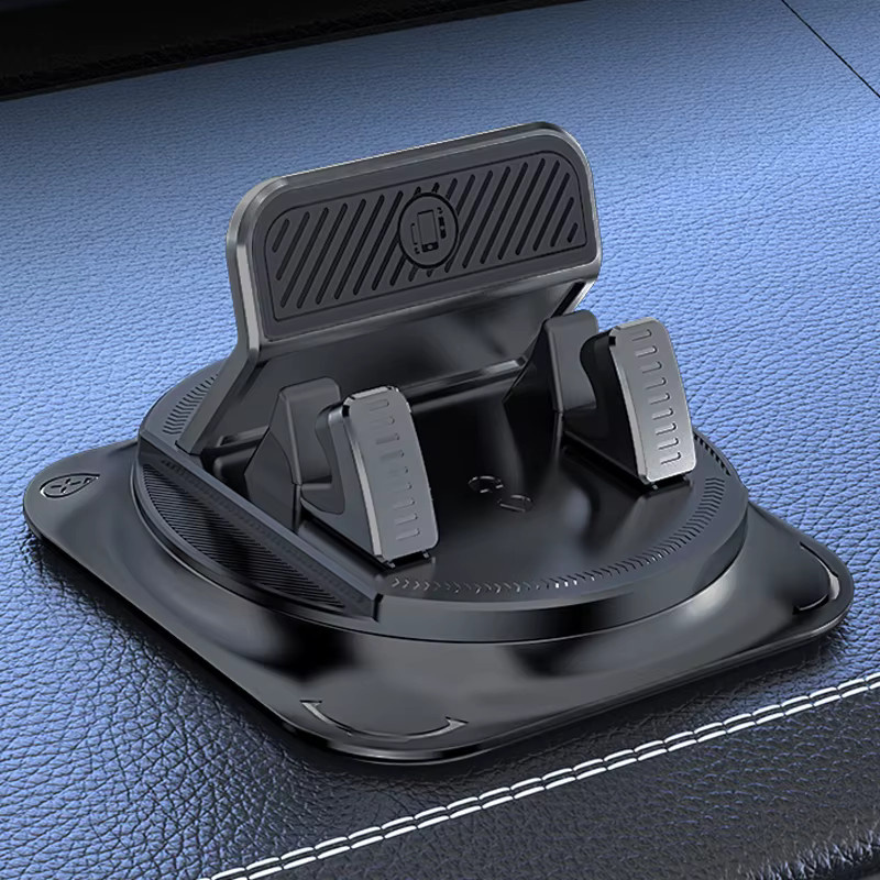 LCARS Autotelefonhalter in Schwarz für Armaturenbrett und Tisch mit drehbarer Landschafts- und Porträtausrichtung - Bild 6