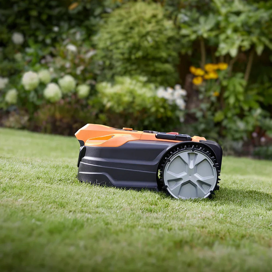 LawnMaster Mähroboter AMD18i-800 Plus mit App und Kamera in Orange mit 24V Akku - Bild 5