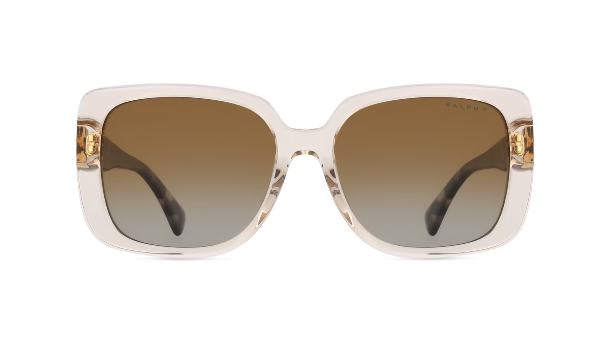 Ralph Lauren RA5298U Sonnenbrille Vollrand, Quadratisch, Acetat, Damen, transparent, brown - Bild 1