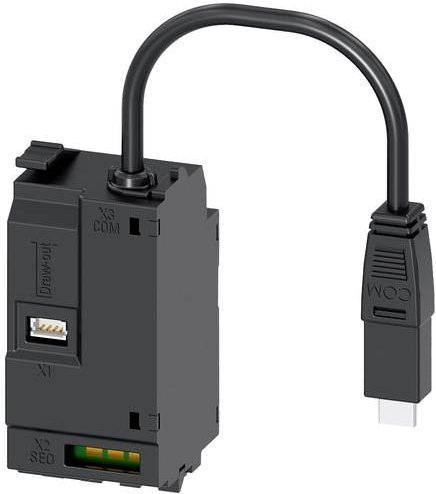 Siemens Kommunikationsmodul 3VA9387-0TB10 Schwarz B/H/T: 2,9 x 6,3 x 3,3 cm - Bild 1