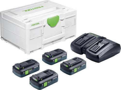 Festool SYS 18V Energie-Set 4xTBX4/TCL6DUO in Weiß - Bild 1