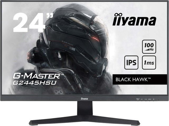 Iiyama G-Master G2445HSU-B2 Gaming Monitor 61 cm (24 Zoll) Full HD IPS Widescreen in Schwarz mit 1 ms Reaktionszeit - Bild 1