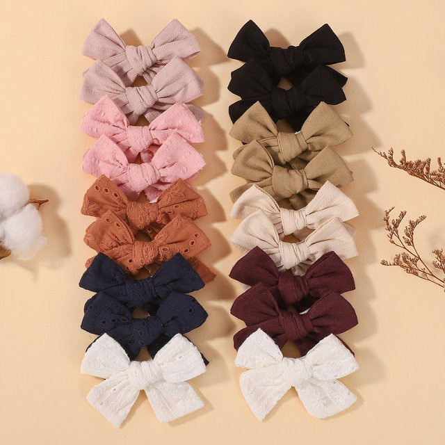 BABY BOWS Haarspange, Bowknot, Baumwolle, Kinder - Bild 1