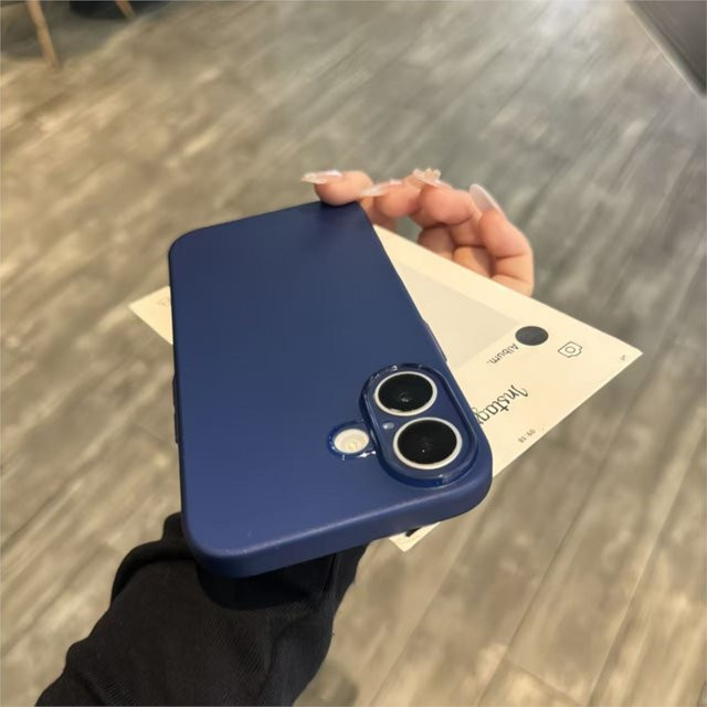 Ultradünne PP-Hartschale Ricestate Handyhülle für iPhone 11 bis 17 Pro Max in Dark Blue Translucent - Bild 1