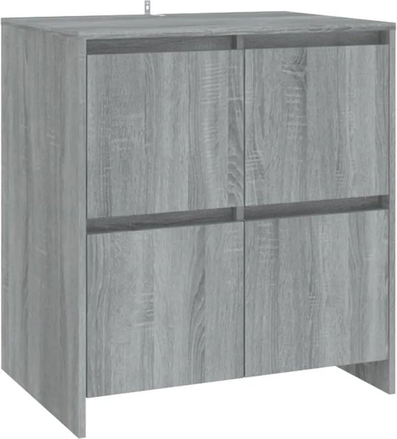 vidaXL Sideboard in Grau Sonoma aus Holzwerkstoff, B/T/H: 70 x 41 x 75 cm - Bild 1
