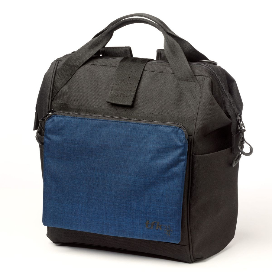 TFK Wickelrucksack inklusive Befestigung, Wickelunterlage und Flaschenhalter in Marineblau - Bild 1