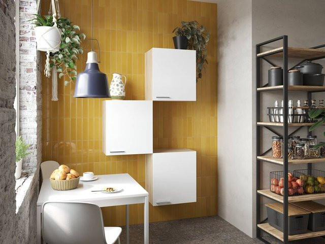Respekta Küchenmöbel-Set Merle Weiß mit Soft-Close-Türen B/H/T: 150 x 168,3 x 34,6 cm - Bild 3
