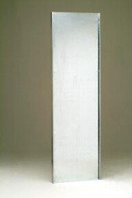 Regalwerk BERT-Regal-Rahmen aus verzinktem Stahlblech in Silber, H x B x T: 207,5 x 80 x 8 cm - Bild 1
