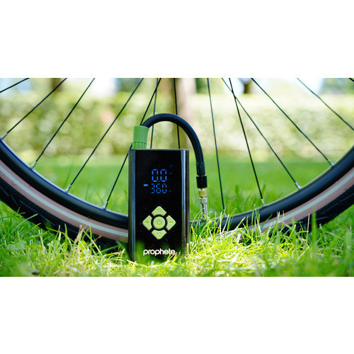 Prophete Elektropumpe in Schwarz mit 4400 mAh Akku, Powerbank-Funktion und LED-Licht für alle Ventilarten - Bild 3