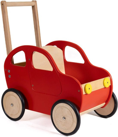 HolzFee Lauflernwagen Lawa Auto Rot Holz Lauflernhilfe ab 1 Jahr