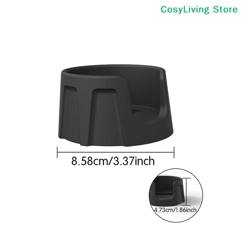 Espresso-Tampingstation und Siebträgerhalter für Luxe Cafe Maker Coffee Tool, Schwarz, Rund - Bild 6