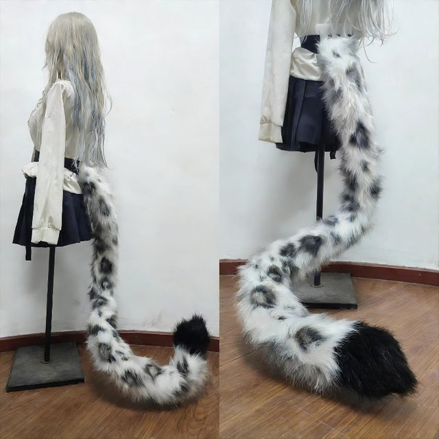 Arknights SilverAsh Pramanix Cliffheart Tail, Cosplay Requisiten, pelziger langer Schwanz - Bild 1
