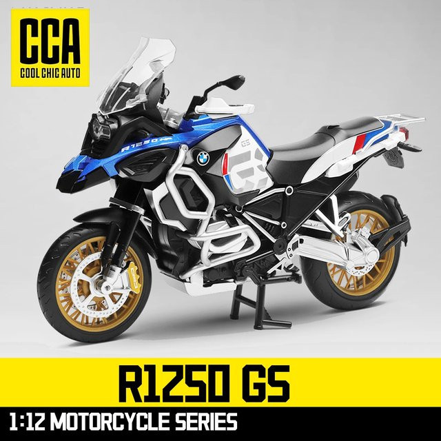 CCA R1250 GS, Motorradmodell, 1:12, Legierungsdruckguss, Blau - Bild 1