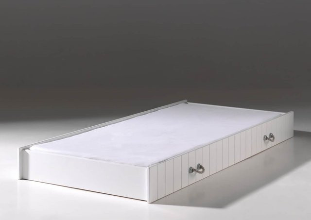 Vipack Bettschublade Lewis in geplankter Optik, B/T/H: 90 x 190 cm - Bild 1