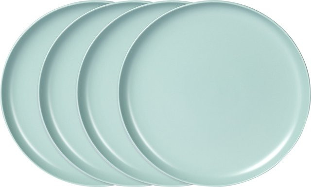 Genialo Speiseteller Basic Set 4 Stück in Grün und Blau - Bild 1