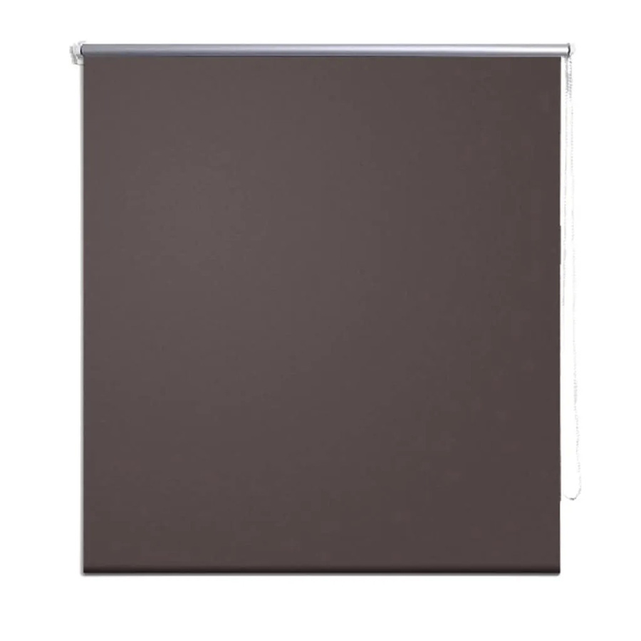 vidaXL Verdunkelungsrollo aus Polyester in Coffee, thermoisolierend, Breite: 80 cm, Höhe: 175 cm - Bild 2