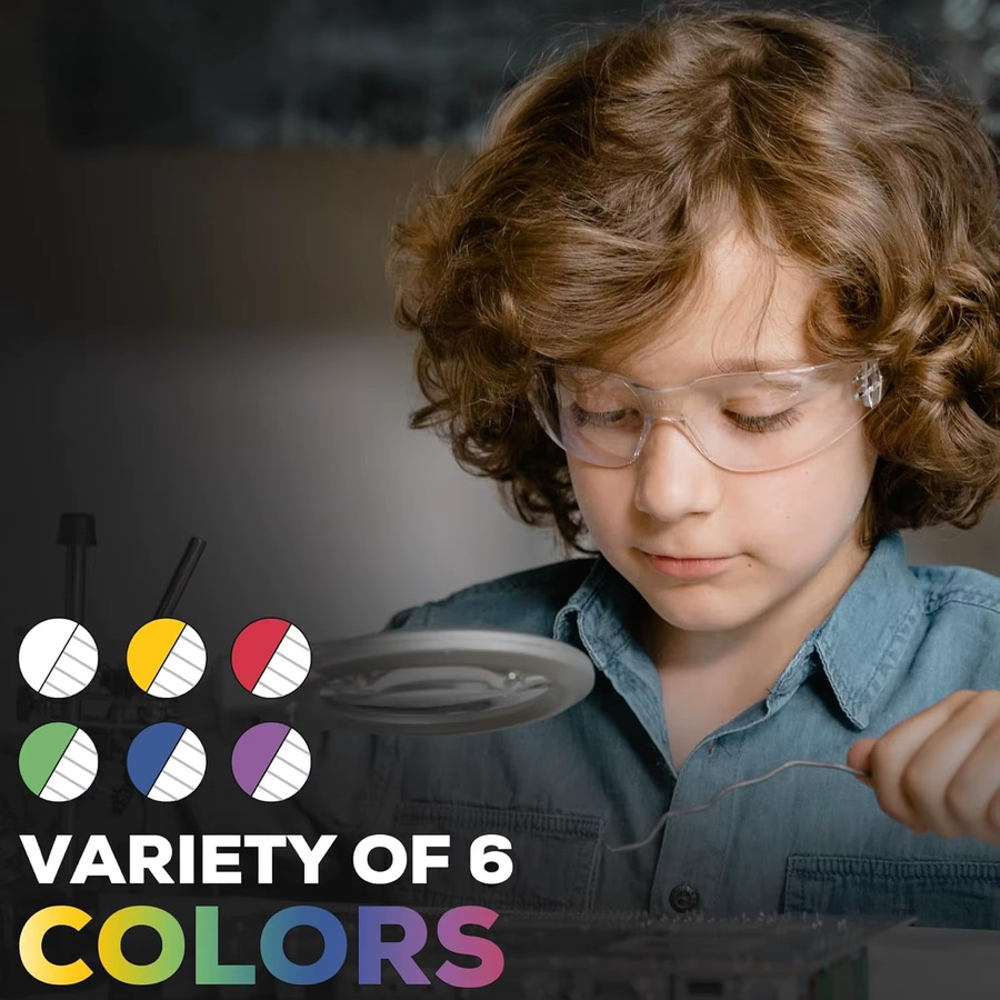 Erilles Kinderschutzbrille in Multicolor, spritzwassergeschützte und staubdichte Schutzbrille für Labor und Outdoor-Aktivitäten - Bild 3