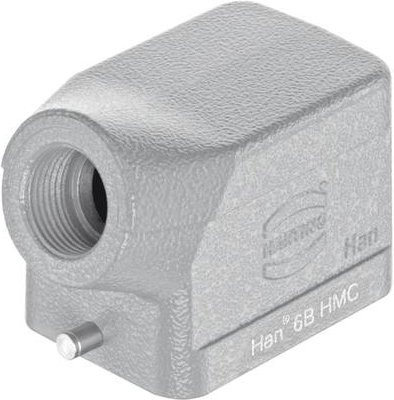 HARTING Tüllengehäuse 19 30 206 1540 aus Aluminium in Silber - Bild 1