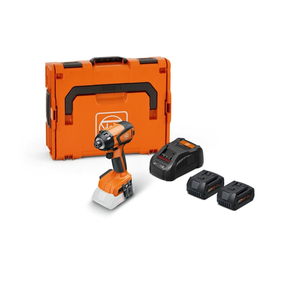 Fein Akku-Schlagschrauber ASCD 18-200 W4 AS Set mit 2 Akkus à 5,0 Ah und Ladegerät in L-Boxx, Orange - Bild 2