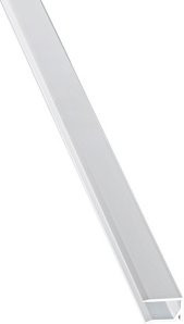 GUTTA Verlegeprofil aus Aluminium in Weiss, B/H/L: 20 x 10 x 1050 mm - Bild 1