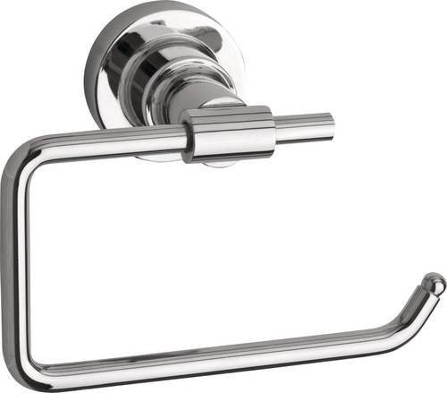 Tesa luup Toilettenpapierhalter aus Metall mit Klebebefestigung in Silber - Bild 1