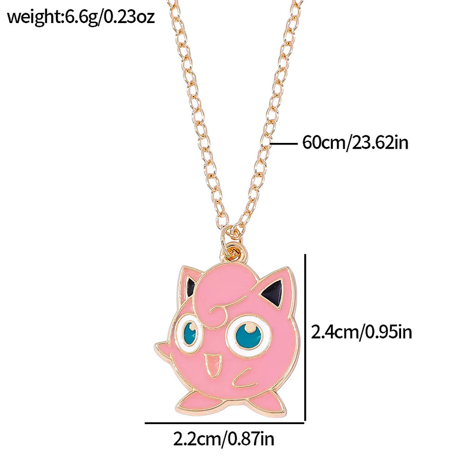 TAKARA TOMY Halskette, Bulbasaur Jigglypuff Anhänger, Gold, Unisex - Bild 5