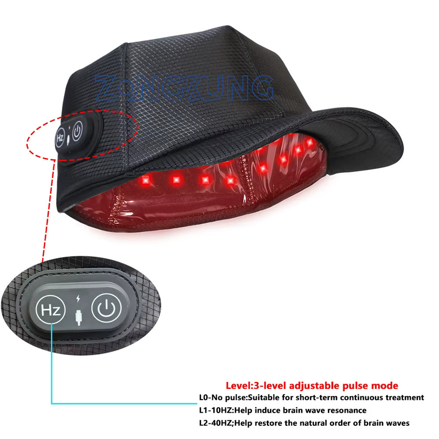 ZONGKUNG Rotlichtkappe für Haarwuchs, Unisex - Bild 5