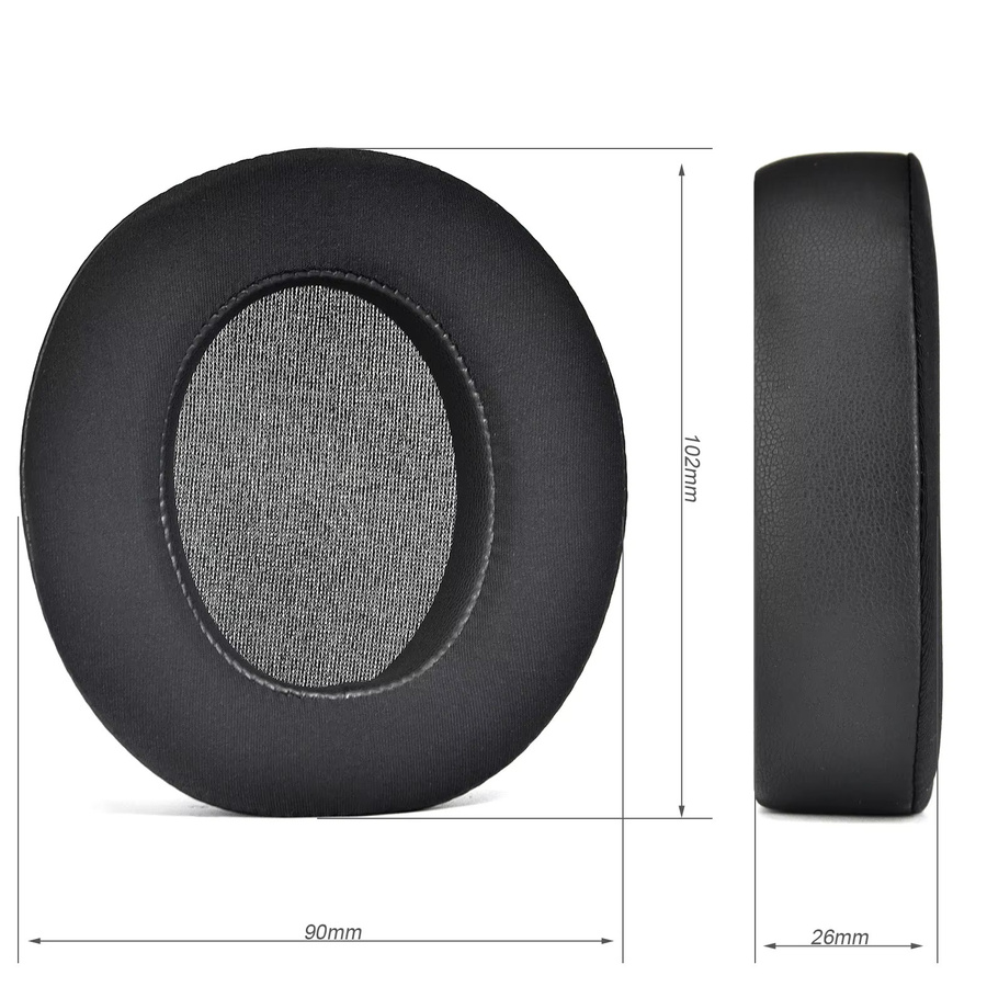 Anker Soundcore Life Q30 / Q35 BT Ersatz-Ohrpolster aus Cooling Gel Memory Foam in Schwarz - Bild 4