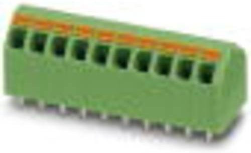 Phoenix Contact Federkraftklemmblock 1751493, Polzahl 4, 1.50 mm², grün, 50 Stück - Bild 1