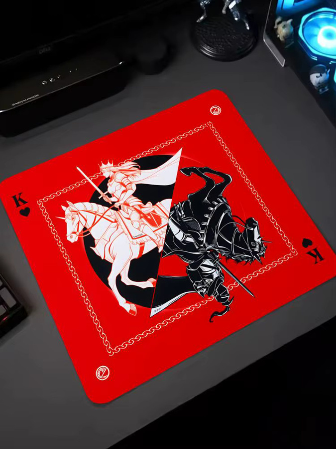 ATK Warhorse Battle Riding Mauspad Original Illustration Fearless Contract Delta in Rot für E-Sports und FPS-Shooter - Bild 5
