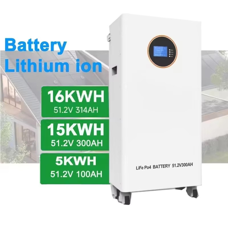 LiFePO4 Lithium-Ionen-Batterie 51,2V 314Ah 16kWh für Solarenergiespeichersysteme in Weiß - Bild 1