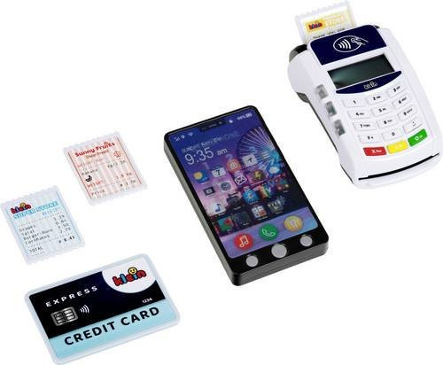 Theo Klein PoS Terminal und Kinder Handy Smartphone, mit Licht und Sound, ab 3 Jahre - Bild 1
