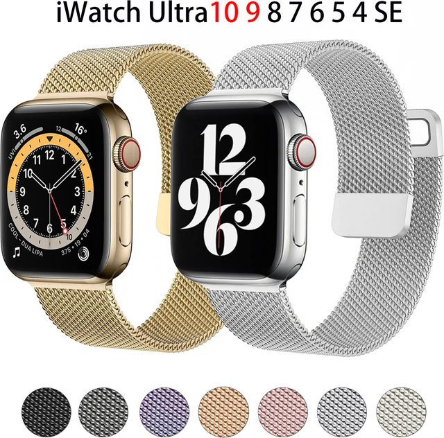 RWBANDS Uhrenarmband Milanese Loop, Edelstahl, Silber - Bild 1