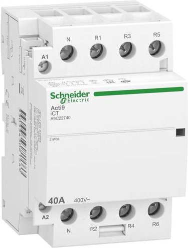 Schneider Electric A9C22740 Installationsschütz in Weiß - Bild 1