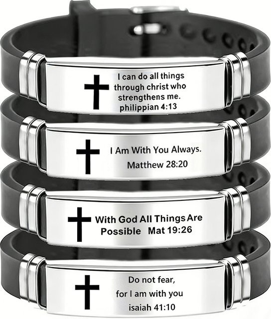 konminry Armband, Edelstahl, Silber, Herren - Bild 1