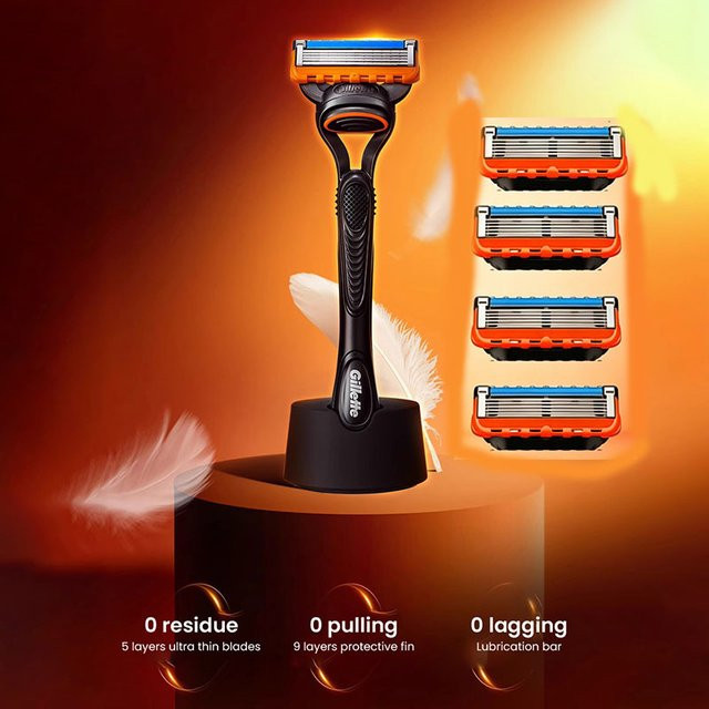 Gillette Fusion 5 Herren-Rasierer mit 5 Ersatzklingen - Bild 1